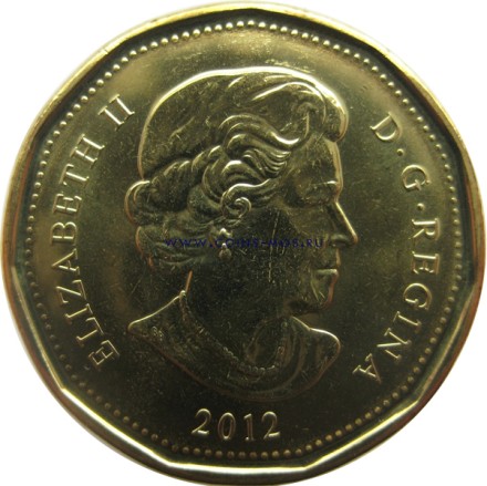 Канада  «Кубок Грея»  1 доллар 2012 г. 