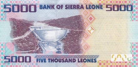 Сьерра-Леоне 5000 леоне 2015 г  Сенгбе Пье   UNC  