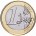 Монако 1 евро 2023 UNC / Князь Альберт II / коллекционная монета