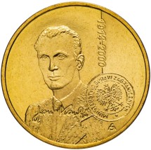 Польша 2 злотых 2014  Ян Карский UNC / монета оптом