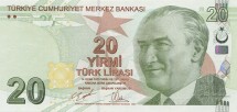 Турция 20 лир 2020 г «Турецкий архитектор Мимар Кемаледдин»  UNC  Спец.цена!!