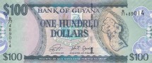 Гайана 100 долларов 2019 г. Кафедральный собор Святого Джорджа  UNC 