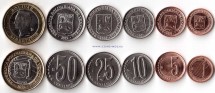Венесуэла  Набор из 6 монет 2009-2012