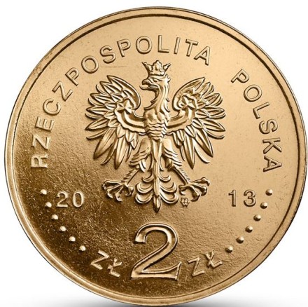 Польша 2 злотых 2013 Фрегат Генерал К. Пуласки UNC / монета оптом
