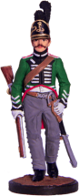 Рядовой шеволежерского полка гвардии. Гессен-Дармштадт, 1806-12 гг. Цветной          
