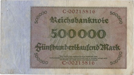 Германия 500000 марок 1923 г