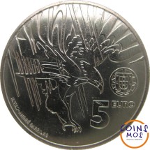 Португалия 5 евро 2018  Имперский орёл