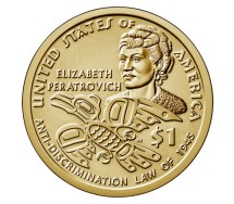 США 1 доллар 2020  Индейцы. Элизабет Ператрович  P