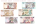 Замбия Набор банкнот 1, 2, 5, 10, 20, 50 квача 1988 Кеннет Каунда UNC