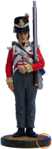 Рядовой батальонной роты 44-го Восточно-Эссекского полка. Великобритания, 1812-15 гг. Цветной           