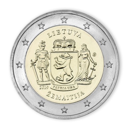 Литва 2 евро 2019 г.  Жемайтия