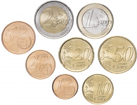 Испания Годовой набор из 8 евро-монет 2023