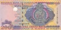 Вануату 200 вату 1995 г  Вождь народа Ни-Вануату  UNC 