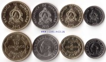 Гондурас Набор из 4 монет 2010 - 2012 г
