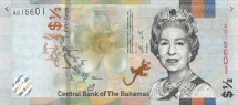 Багамские острова 1/2 доллара 2019 г / Елизавета II / Сестра Сара. Рынок в Нассау  UNC  