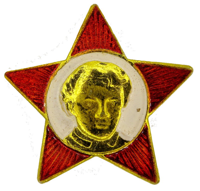 Значок Октябрятская звездочка 1970-80 гг  СССР
