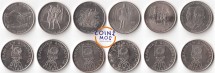 Греция Набор из 6 монет 500 драхм 2000 г. /XXVIII летние Олимпийские игры 2004 в Афинах/