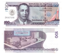 Филиппины 100 песо 2012 / 100 лет массонской ложе на Филиппинах  UNC  Юбилейная! / коллекционная купюра  