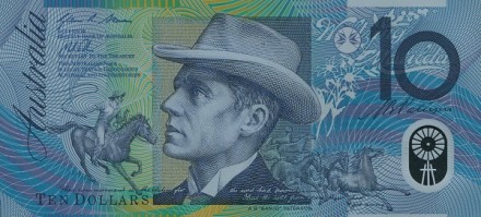 Австралия 10 долларов 2012 г. «Ендрю Бартон Петерсон» UNC пластик