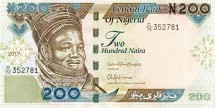 Нигерия 200 найра 2017 Ахмаду Белло  UNC / коллекционная купюра  