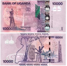 Уганда 10000 шиллингов 2010-13 г Связка бананов  UNC 