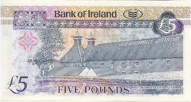 Ирландия Северная 5 фунтов 2008 г. UNC
