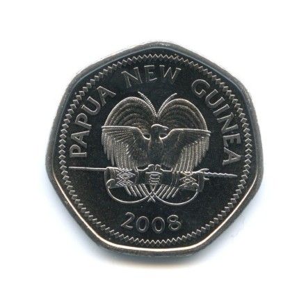 Папуа-Новая Гвинея 50 тойя 2008 г. 35 лет Банку Папуа Новой Гвинеи