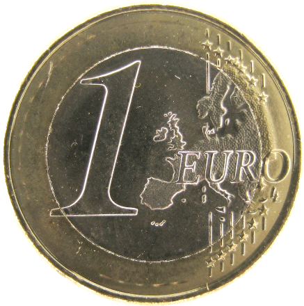 Хорватия 1 евро 2023 Куница