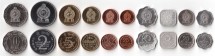 Шри Ланка Набор из 10 монет 1978 - 2013 г. 