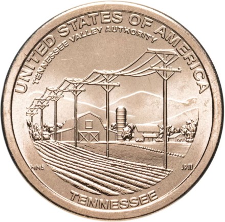 США 1 доллар 2022 Инновации / Администрация долины Теннесси и Язык Чероки (Теннесси) D