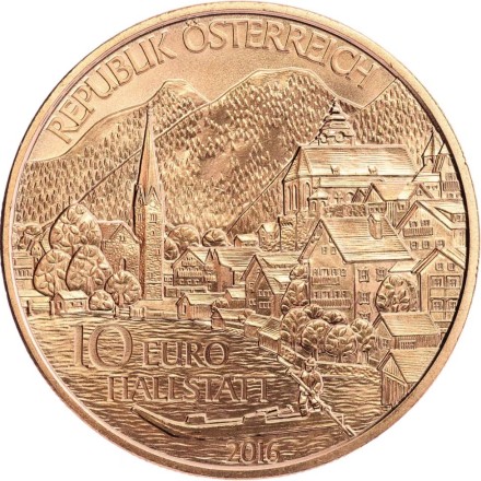 Австрия 10 евро 2016  Верхняя Австрия   Медь  