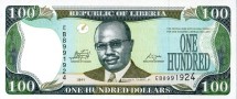 Либерия 100 долларов 2011 Уильям Ричард Толберт  UNC / коллекционная купюра      