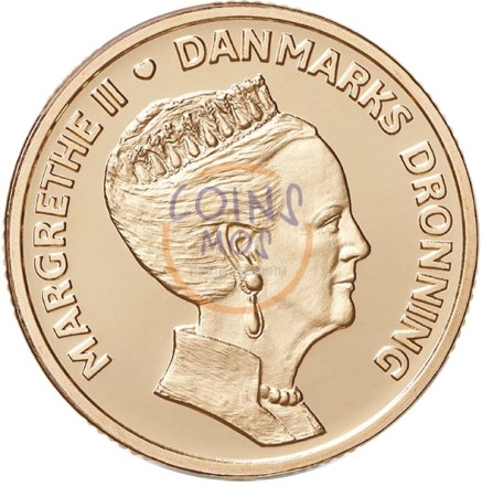 Дания 20 крон 2020 г  80 лет королеве Маргрете II 