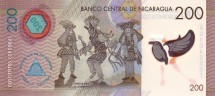 Никарагуа 200 кордоба 2014 Комедия-балет гуэгуэнсе  UNC  Пластиковая