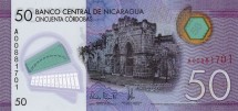 Никарагуа 50 кордоба 2014 г  Фольклорный балет  UNC  Пластиковая 