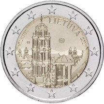 Литва 2 евро 2017 Вильнюс - город культуры и искусства