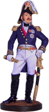 Вице-король Италии принц Евгений Богарне. 1809-14 гг. / Цветной оловянный солдатик