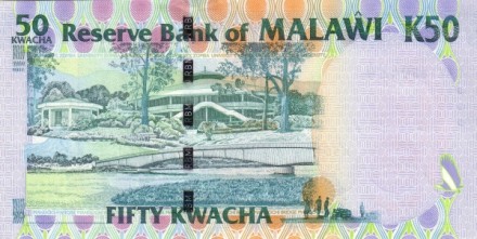 Малави 50 квача 2004 г. /40-летие Независимости 1964-2004/  UNC Юбилейная!!