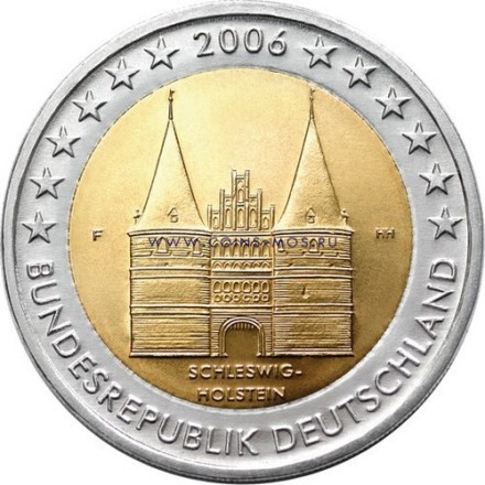 Германия «Шлезвиг-Гольштейн»   2 евро 2006 г.    