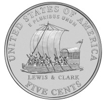 США 5 центов 2004 &quot;Корабль Льюиса и Кларка&quot; 200-летие освоения Запада 