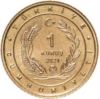 Турция Птицы Анатолии Набор из 12 монет (1 куруш 2021) 