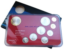 Швейцария Официальный годовой набор из 8 монет 2006 г  Proof  В жестком пластике
