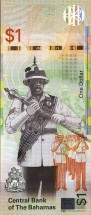 Багамские острова 1 доллар 2017 г  Оркестр полиции   UNC  