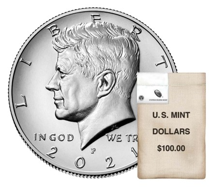 США Кеннеди 1/2 доллара  2021 г.  P
