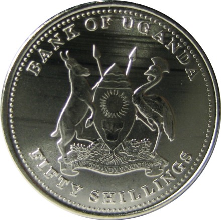 Уганда 50 шиллингов 2015 г. Антилопа