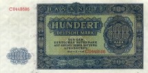 Германия (ГДР) 100 марок 1948 г. UNC     