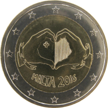 Мальта 2 евро 2016 г Любовь к детям     