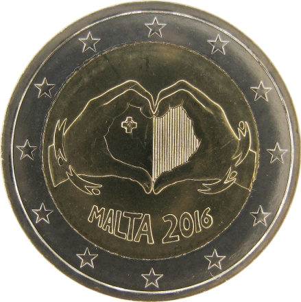 Мальта 2 евро 2016 г Любовь к детям