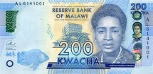 Малави 200 квача 2016  Rose Lomathinda Chibambo  UNC / коллекционная купюра   