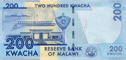 Малави 200 квача 2016 Rose Lomathinda Chibambo UNC / коллекционная купюра